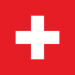 Switzerland flag vector graphic. Rectangle Swiss flag illustration. Switzerland country flag is a symbol of freedom, patriotism and independence.